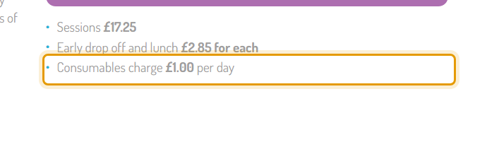 The fees as published on portal.romanriverpreschool.co.uk/about-us-2