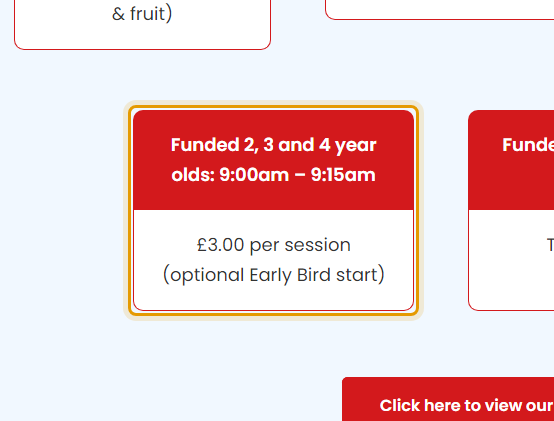 The fees as published on readysteadygrowpreschool.co.uk/our-prices