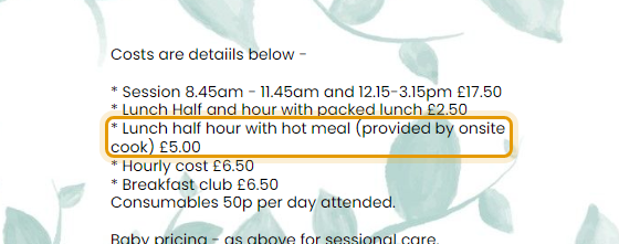 The fees as published on stanhillpreschooloswaldtwistle.co.uk/costings-and-f…