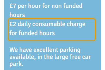The fees as published on thegreenerynurseryschool.com/about-us