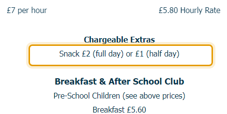 The fees as published on urchfontpre-school.co.uk/general-4