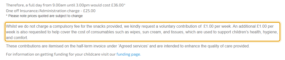 The fees as published on westhallamvillagepreschool.co.uk/Opening-Times/Sess…