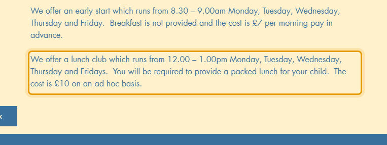 The fees as published on whytebeams.co.uk/about