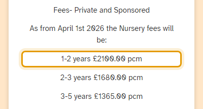 The fees as published on blackshawnursery.co.uk/fees
