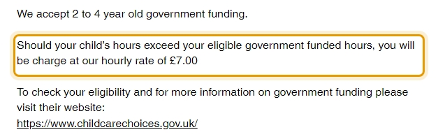 The fees as published on broadshires-preschool.org.uk/for-parents