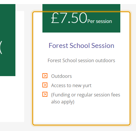 The fees as published on chaldonpreschool.co.uk/fees