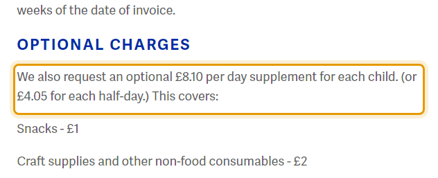 The fees as published on chesterfordspreschool.org.uk/fees-and-funding