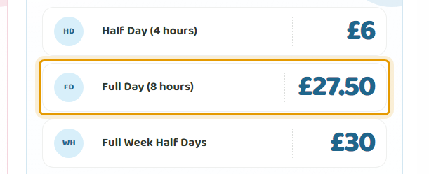 The fees as published on cubscorner.org.uk/fees-funding