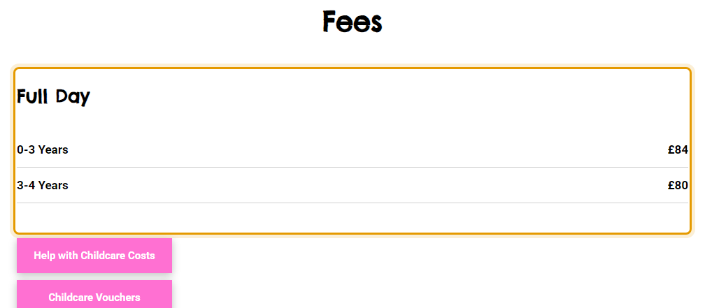 The fees as published on dawntoduskdaynursery.co.uk/fees-and-funding-maidsto…