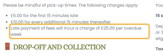 The fees as published on diggledaynursery.co.uk/fees-funding