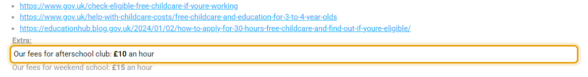 The fees as published on kushacademy.co.uk/nursery-fees