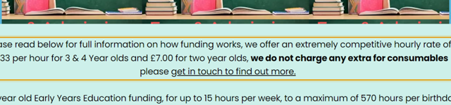 The fees as published on ladybirdspreschool.com/fees-admissions-explained