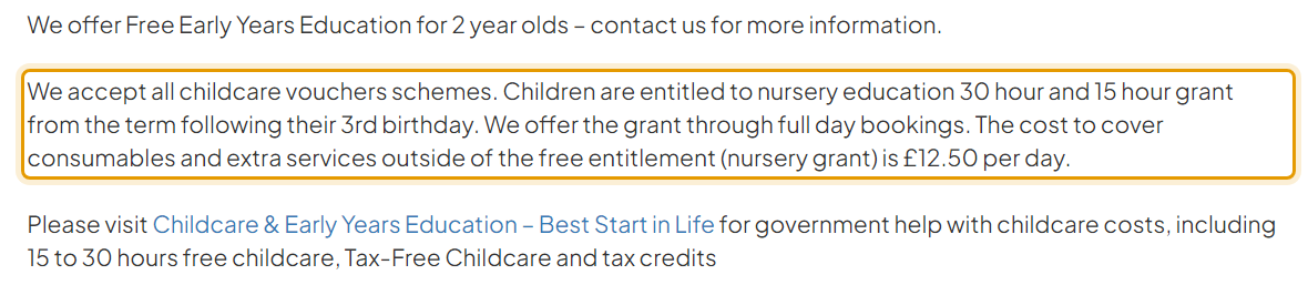 The fees as published on daisytreemontessorinursery.co.uk/fees-how-to-regist…
