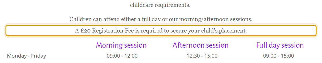 The fees as published on littlelambs-preschool.co.uk/parent-information/sess…