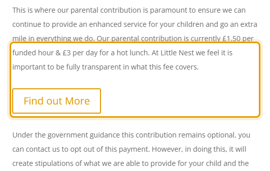 The fees as published on littlenestchildcare.com/costings