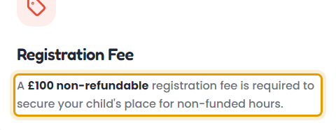 The fees as published on livingheritageschool.com/fees