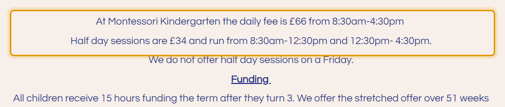 The fees as published on montessoriilfracombe.co.uk/fee-s