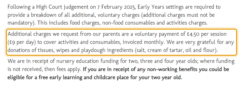 The fees as published on portreathpreschool.org.uk/fees-and-funding