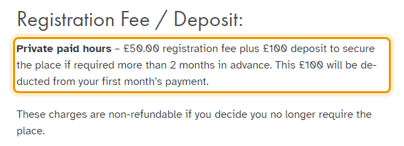 The fees as published on radmoornursery.co.uk/childcare-costs-funding