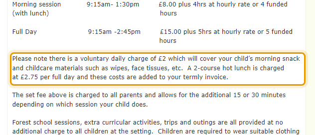The fees as published on rainbowsendpre-school.org.uk/admissions--funding.ht…