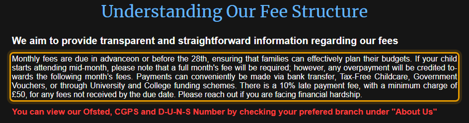 The fees as published on renaissancenurseries.co.uk/enquiry-hub/fees-and-fun…