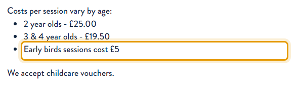 The fees as published on steepleastonpreschool.org.uk/sessions-fees-and-term…