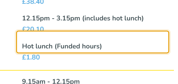 The fees as published on sunflowerseedpreschool.co.uk/fees
