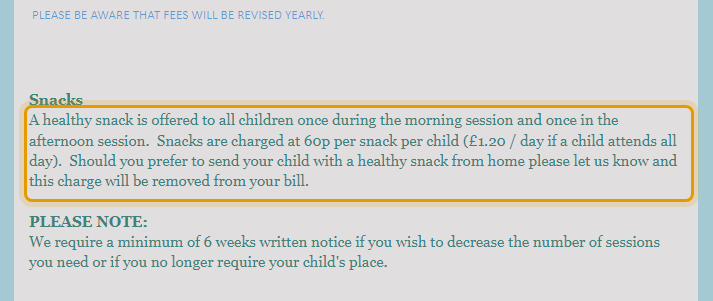 The fees as published on sunningwellpreschool.org/information-for-parents/fe…