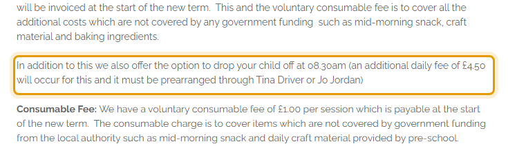 The fees as published on testonandwateringburypreschool.co.uk/feesandopening…