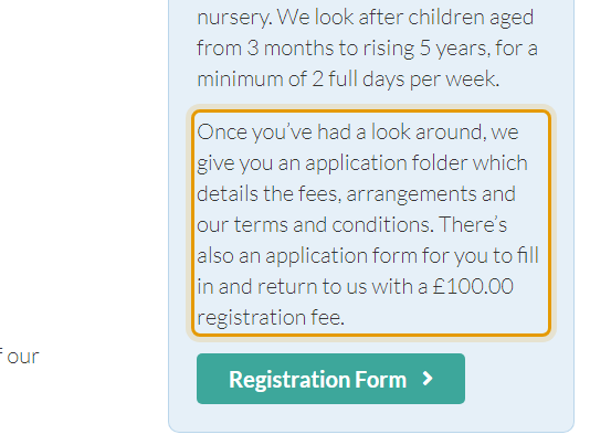 The fees as published on themarmaladecatdaynursery.com/nursery-fees