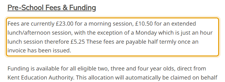 The fees as published on weaveringpreschool.wordpress.com/about-weavering-pr…
