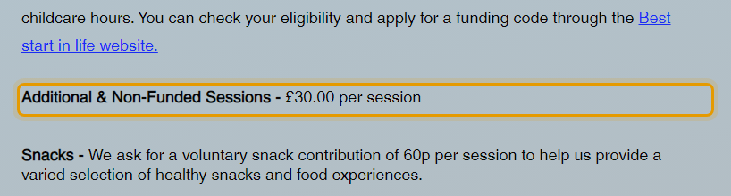 The fees as published on buzzeebeez.com