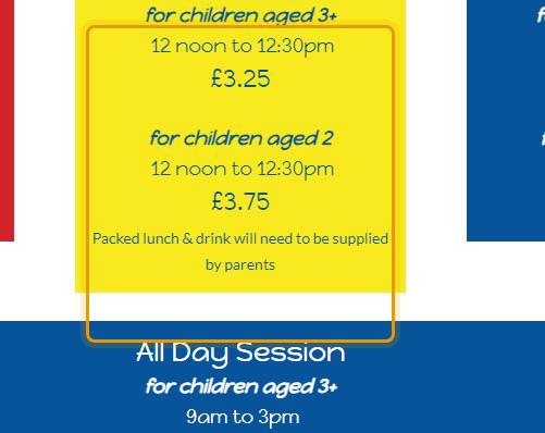 The fees as published on layerpreschool.co.uk/childcare-in-colchester